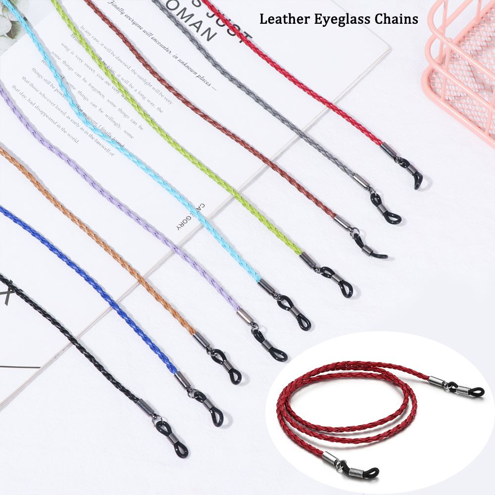 Dây đeo mắt kính bằng da chống trượt chống thất lạc