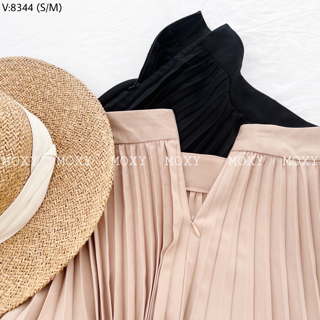 SP008344-Chân váy xếp ly dài