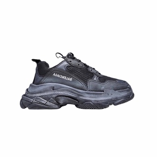 Giày Thể Thao Sneaker Nam Nữ Trips Màu Full Đen Bản Bẩn