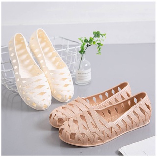 Giày đi mưa thời trang, Giày đi mưa nữ form chuẩn chống trơn trượt, đế bằng phù hợp cho mùa hè