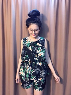 ĐỒ BỘ KATE QUẦN SHORT ÁO TẦNG