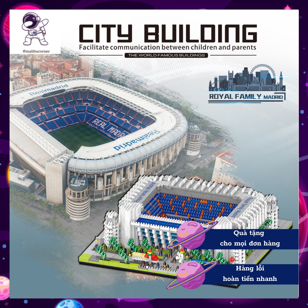LEGO Lego Sân vận động bóng đá Hoàng gia Madrid  – MALIBU CORNER