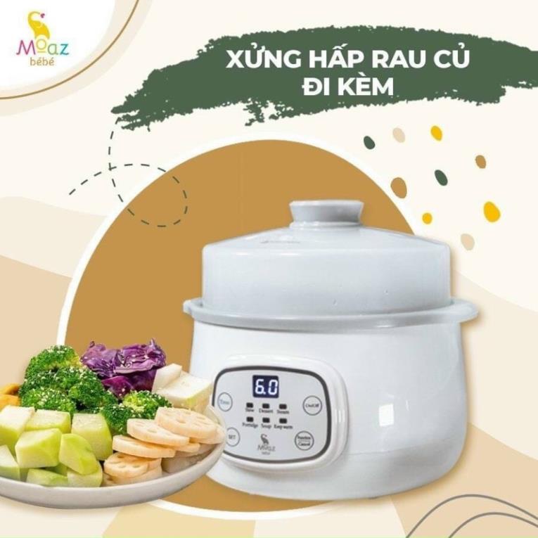 Nồi Nấu Chậm Moaz Bebe 030 Cho Bé Chính Hãng 100%