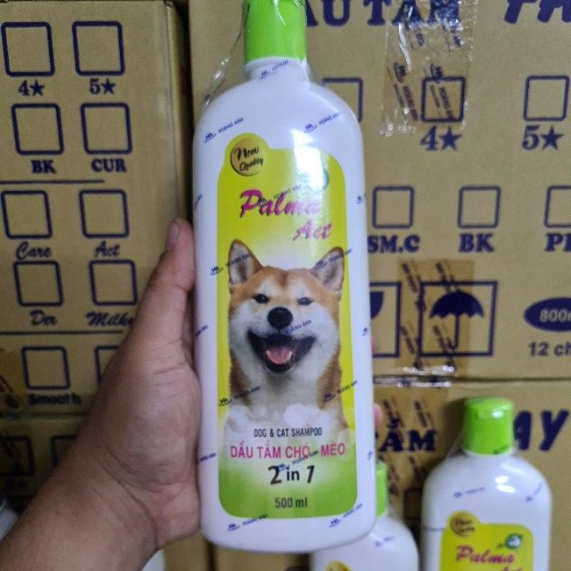 Sữa tắm cho chó Fay Palma Act 500ml | khử mùi | diệt ve rận | vệ sinh lông