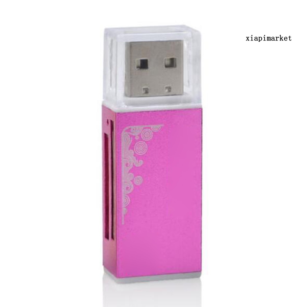 Đầu Đọc Thẻ Nhớ Usb 2.0 Tf / M2 / Mmc All In 1 Micro Sd