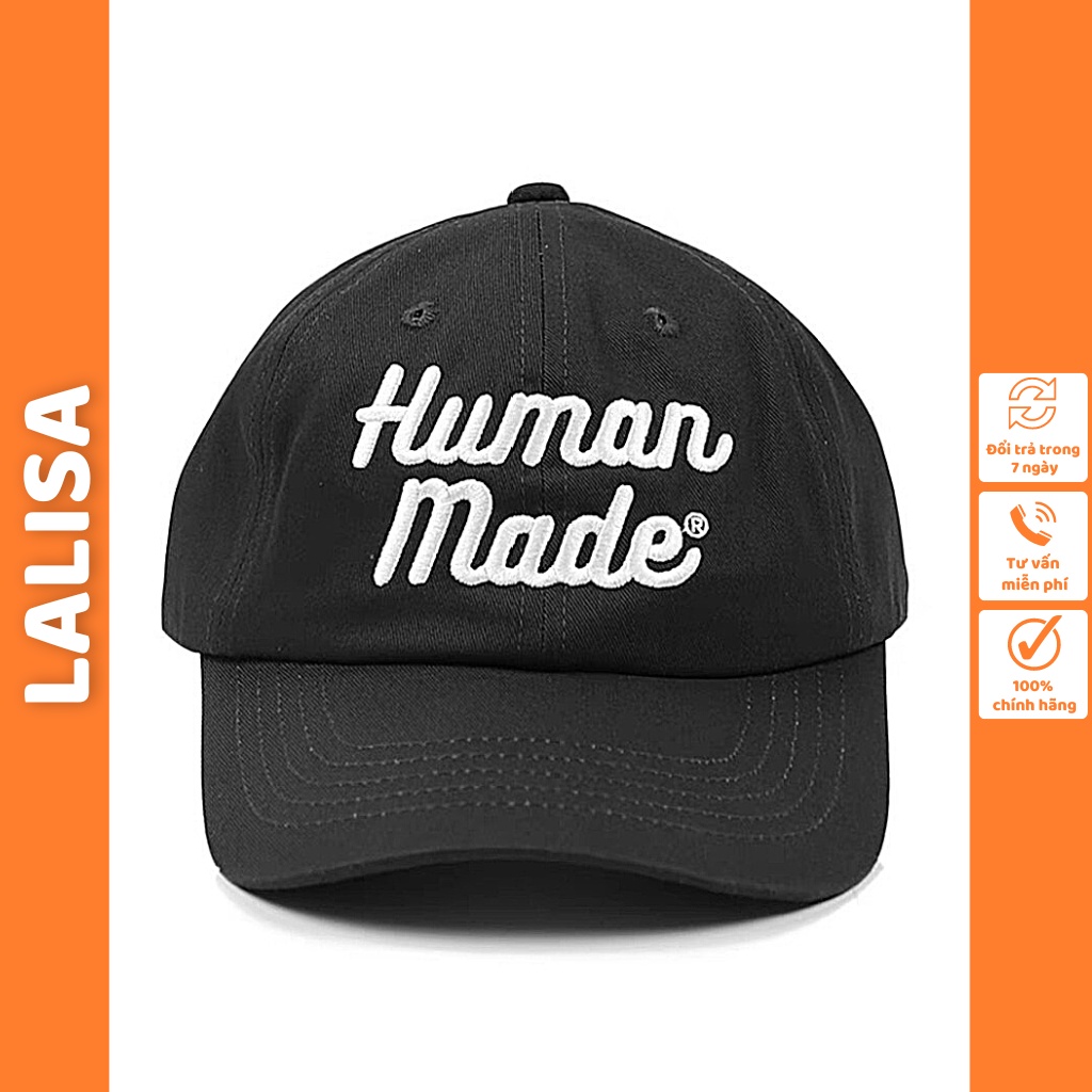 Mũ Lưỡi Trai Nữ LALISA Nón Kết Human Made Phong Cách Ulzzang Unisex Thời Trang Hàn Quốc Nhiều Màu NO005