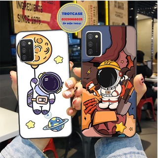 Ốp lưng Samsung A02S - A03S - A21S - A31 - M21 - M30S - in hình phi hành gia vũ trụ nền đen và đỏ mới