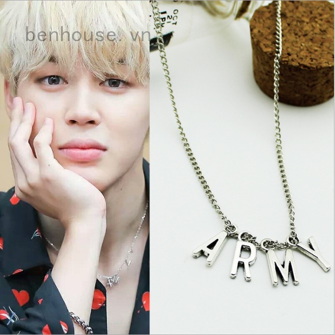 Dây Chuyền Choker Phong Cách Hàn Quốc Cho Fan Bts