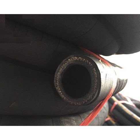 Ống hút xả bùn, nước sạch nước thải cao su bố vải D48, D50 3 lớp bố chịu áp lực cao