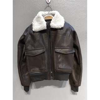 Áo da bomber thật phi công hàng đẹp loại 1