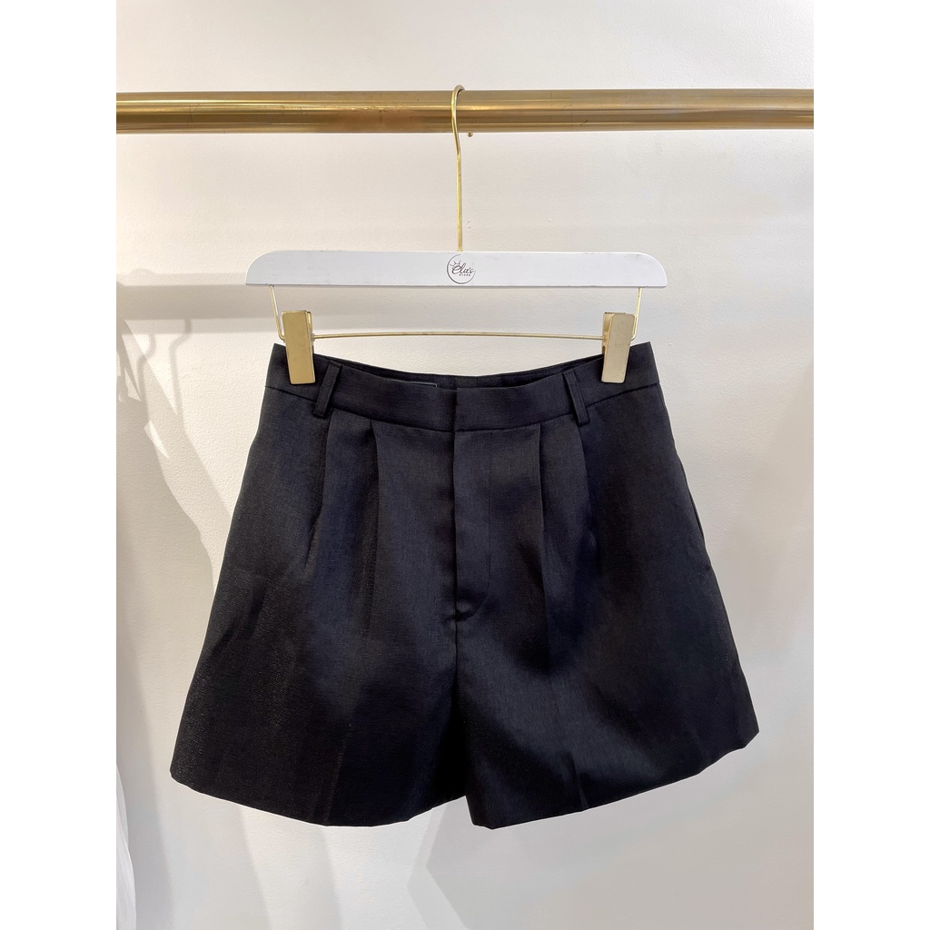 Quần Tây Short Nữ Dáng Suông Chất Kaki