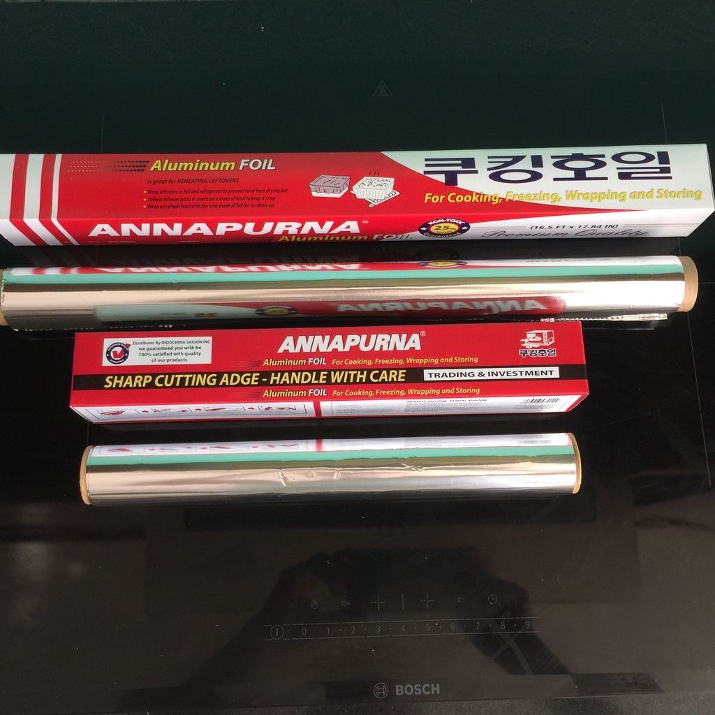 Giấy bạc Kaulus 30cmx10m/ Giấy bạc EUFOOD30cmx5m La'Kitchen, Màng Nhôm Nướng Thịt, Bảo Quản Thực Phẩm