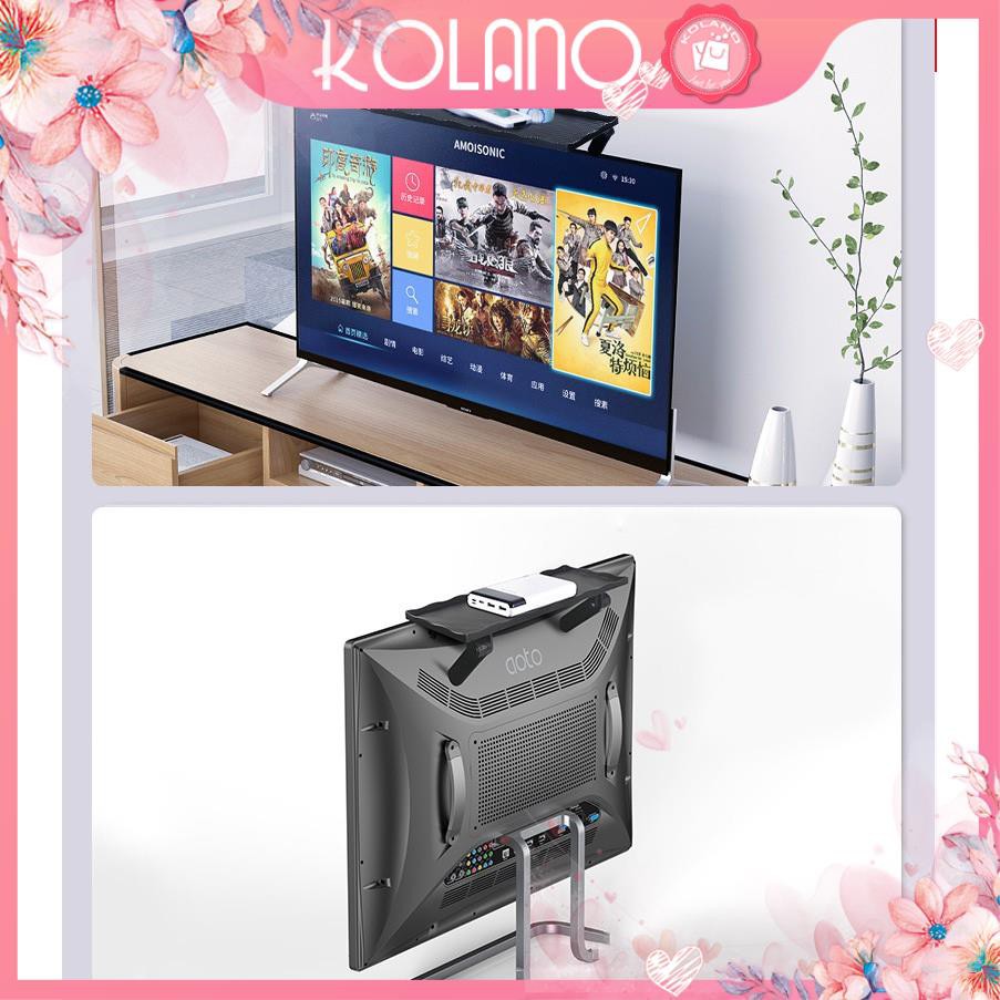 Kệ để đồ KOLANO kệ treo nóc TV, màn hình máy tính giá để đồ điều khiển, đầu thu và dụng cụ đa năng HG-001283