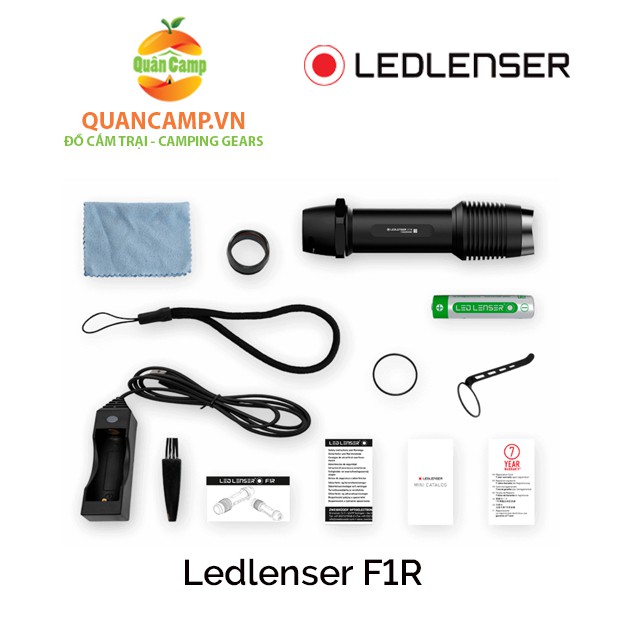 Đèn pin cầm tay Ledlenser F1R 1000 lumens - Bảo hành chính hãng 7 năm