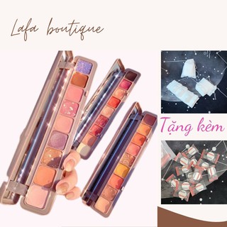 Bảng Phấn Mắt Nhũ 9 Ô Màu Lameila Hàng Nội Địa Trung Quốc