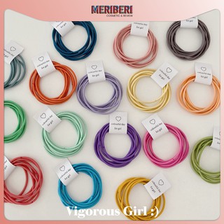 Chun buộc tóc màu pastel (5 chiếc) [Có sẵn - Giao nhanh]