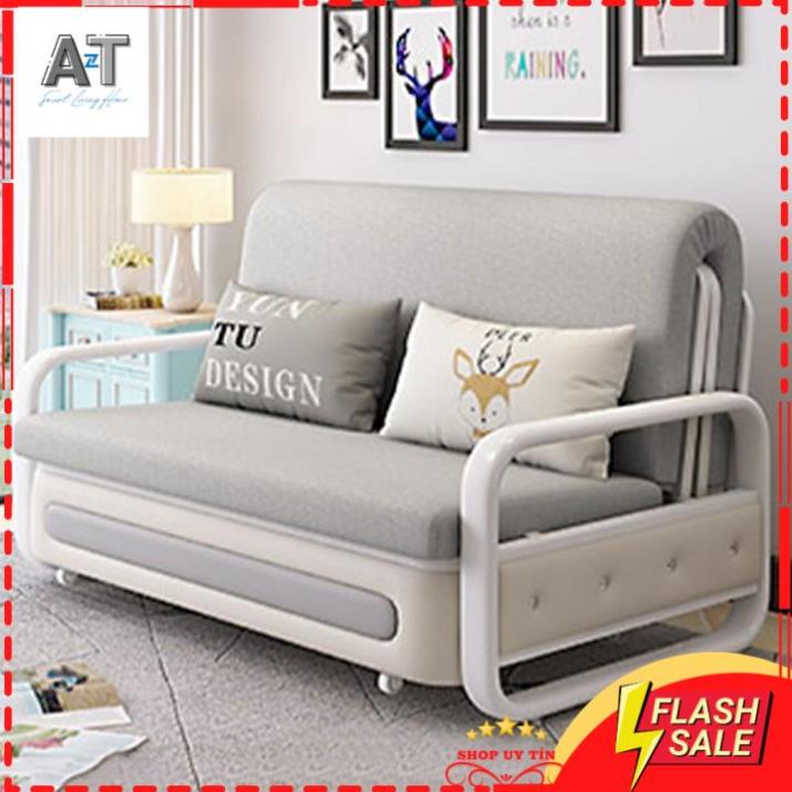 Giường sofa, ghế sofa gấp gọn thông minh 3 in 1 sze 120cm
