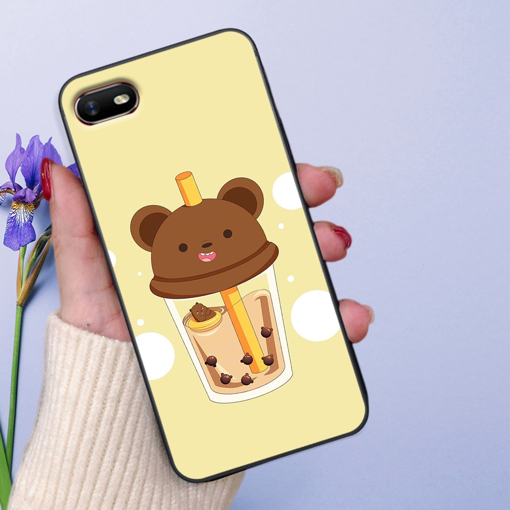 Ốp lưng điện thoại OPPO A3S - A1K in hình bình trà sữa, đồ ăn , họa tiết cute- Doremistorevn | BigBuy360 - bigbuy360.vn