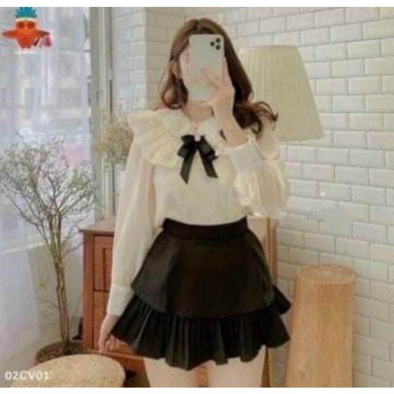 )HOT🌿HOT🌿HOT(Chân váy hai tầng xoè kéo khoá có quần bên trong đủ size SML 🌿 | BigBuy360 - bigbuy360.vn