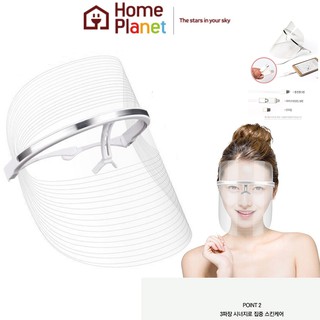 Mặt nạ ánh sáng Led light Face Mask sử dụng ánh sáng diệt mụn diệt khuẩn giúp da sạch sâu hấp thu tốt dưỡng chất