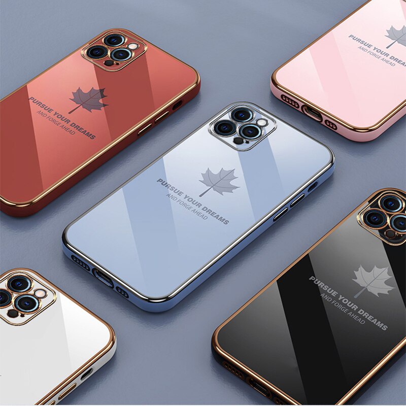 Ốp điện thoại mềm mạ điện chống sốc có dây đeo cho compatible for iPhone 13 12 11 Pro Max XS Max XR X 8 7 Plus