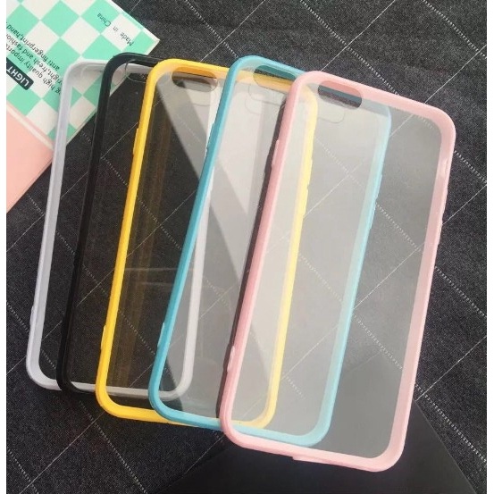 Ốp lưng iphone  viền màu trơn chống ố 6/6plus/6s/6splus/7/7plus/8/8plus/x/xr/xs/xsmax/11/11promax/12/pro/max/plus/promax