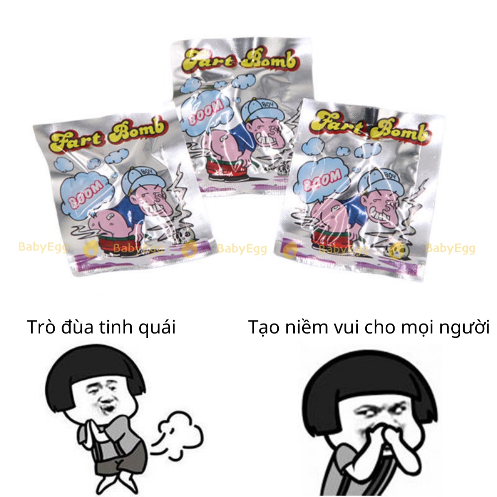 Túi boom thúi, ruồi gián cao su nhân tạo Đồ chơi vui nhộn cho bé
