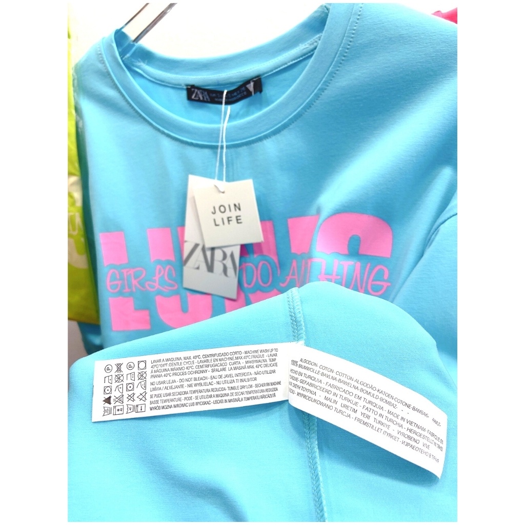 Áo Phông ZAra - 100% Cotton