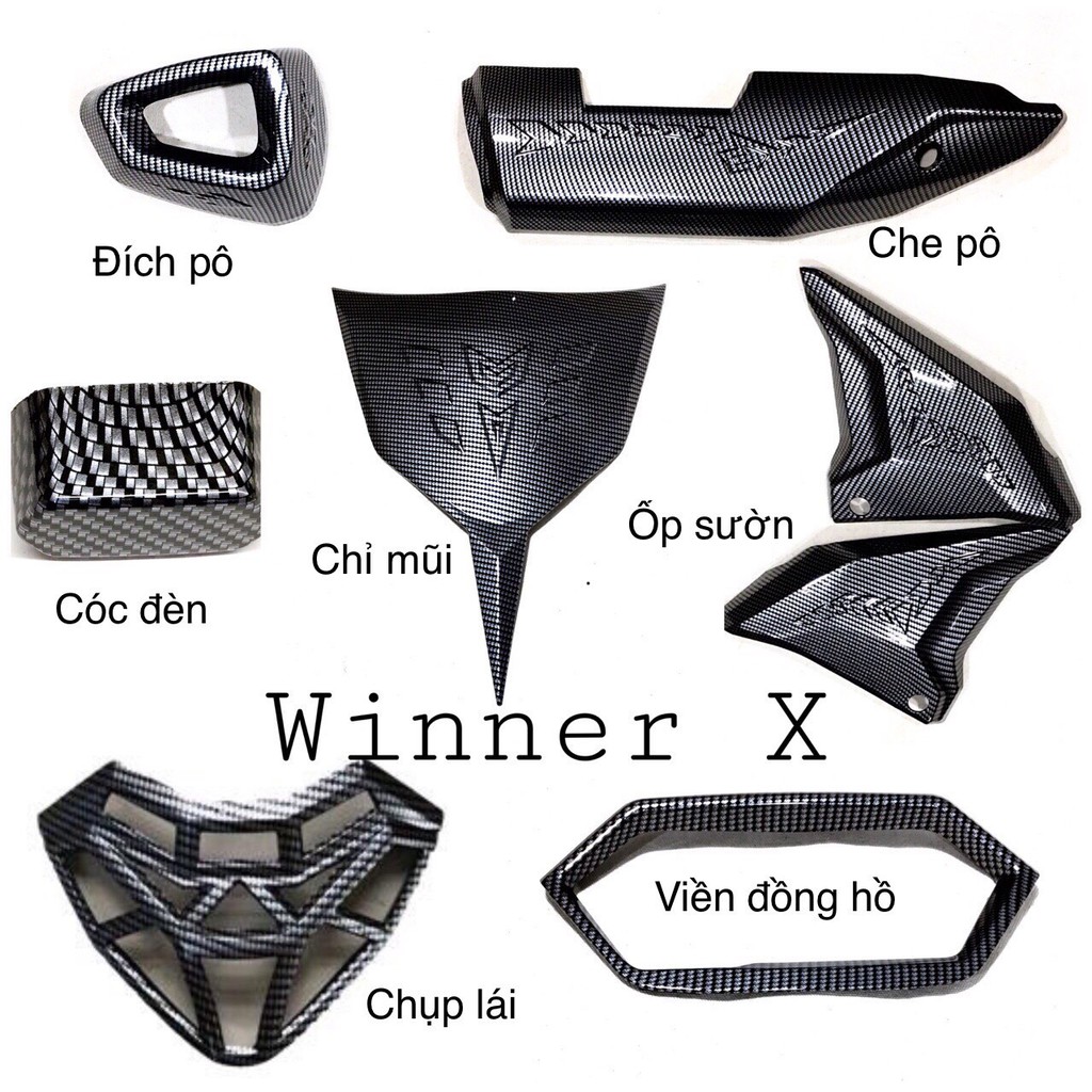 Ốp trang trí Carbon Winner X