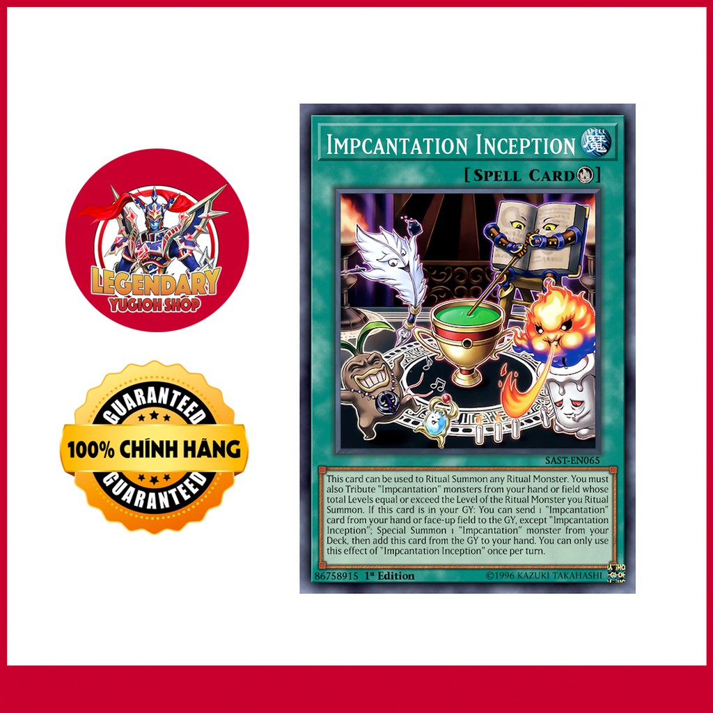 [Thẻ Bài Yugioh Chính Hãng] Impcantation Inception