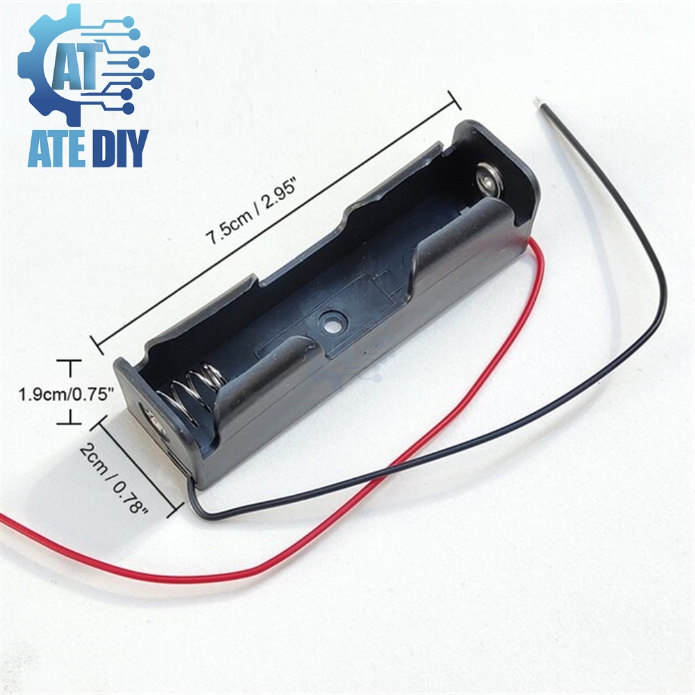 Đế pin 18650 có dây nối dài 1-4 cell nối tiếp