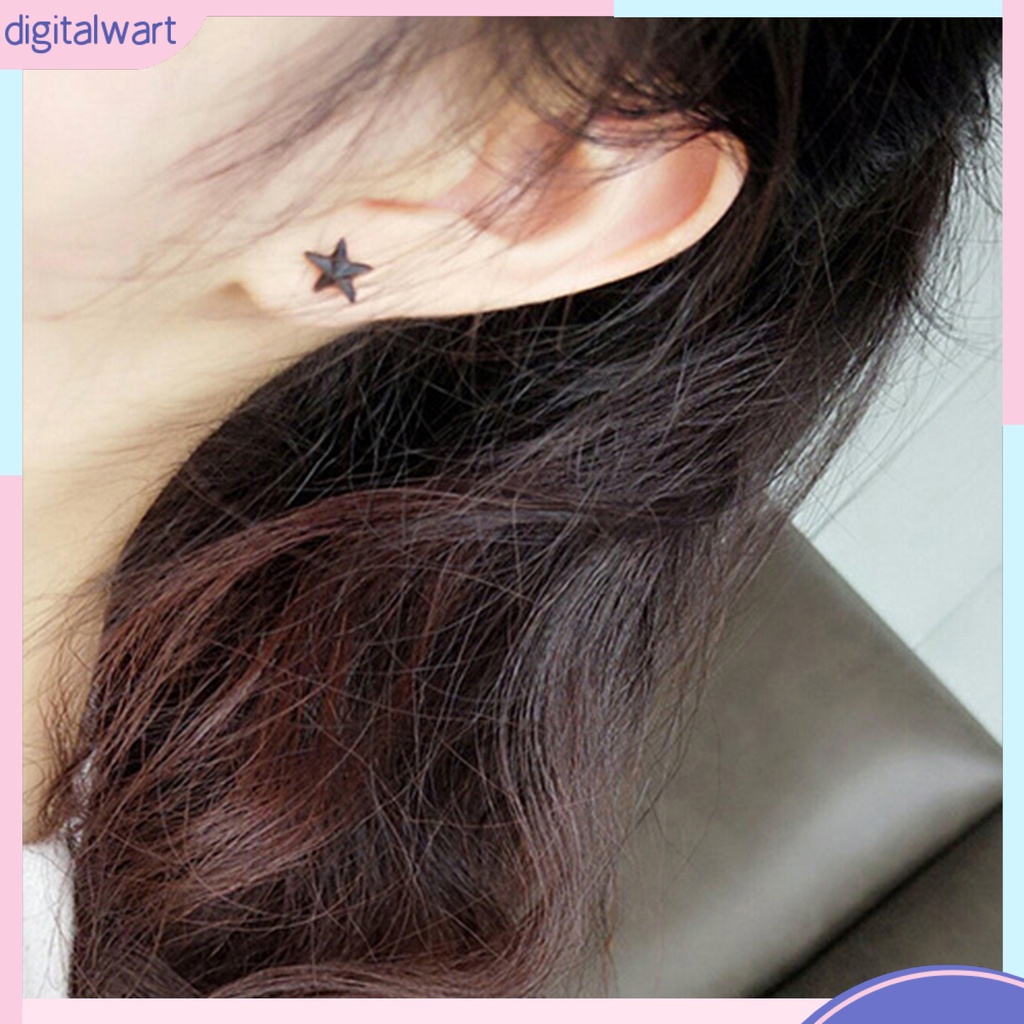 Dgggg Dgg✌❤ Khuyên Tai Hợp Kim Chống Ăn Mòn Thân Thiện Với Môi Trường Cho Bé Trai