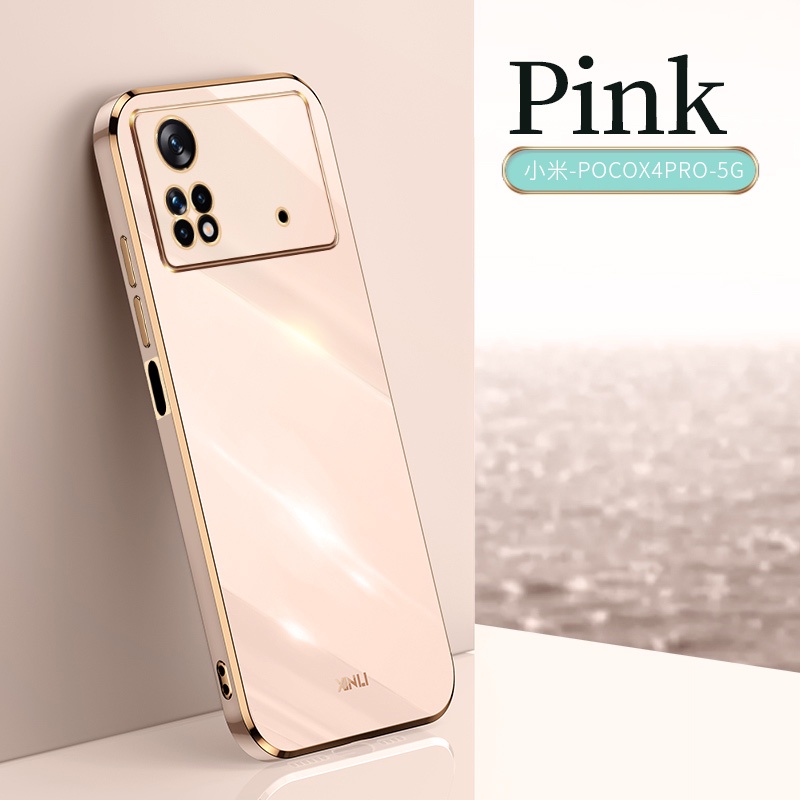 Ốp Điện Thoại TPU Silicon Mềm Chống Sốc Mạ Điện Cho Xiaomi Poco X4 Pro 5G Xiaomi Poco X4Pro 5G