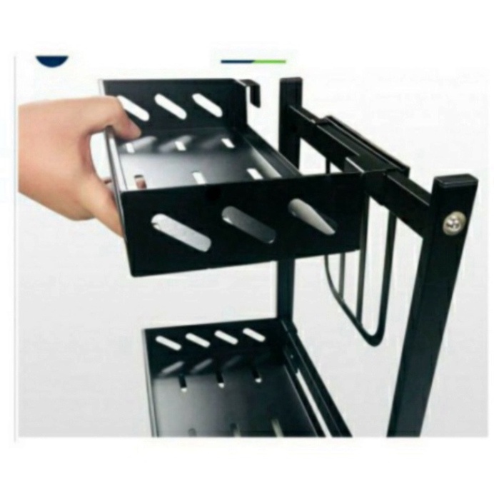 Kệ gia vị inox 2 tầng  sơn tĩnh điện - Kệ  đựng gia vị 2 tầng, 3 tầng cao cấp