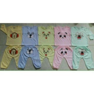 Set 5 bộ dài tay Carter râu mèo cho bé trai bé gái