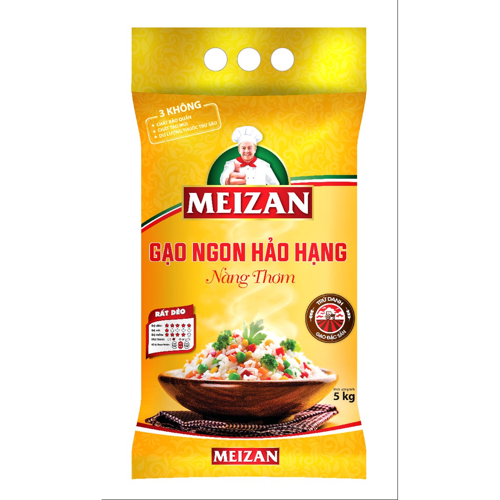 Gạo Meizan Nàng Thơm 5kg