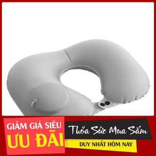 (Hàng Đẹp)  Gối hơi hình chữ U  - 6903 (Rẻ Là Mua)