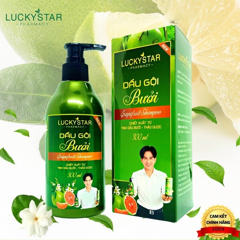 DẦU GỘI BƯỞI CAO CẤP 300 ML LUCKY STAR