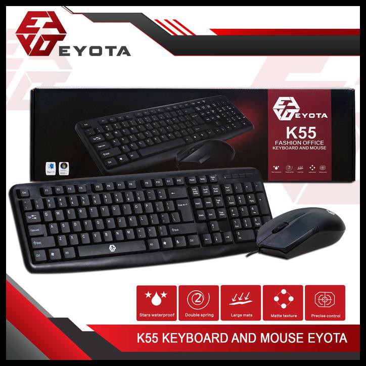 Combo Bàn Phím Và Chuột Eyota K55 Akl309