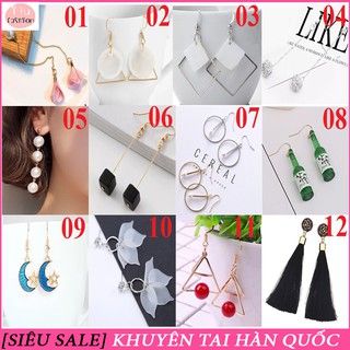 Khuyên tai Bông tai phong cách Hàn quốc dễ thương nhiều mẫu cho các bạn nữ ( Có chọn Mẫu ) KT-00