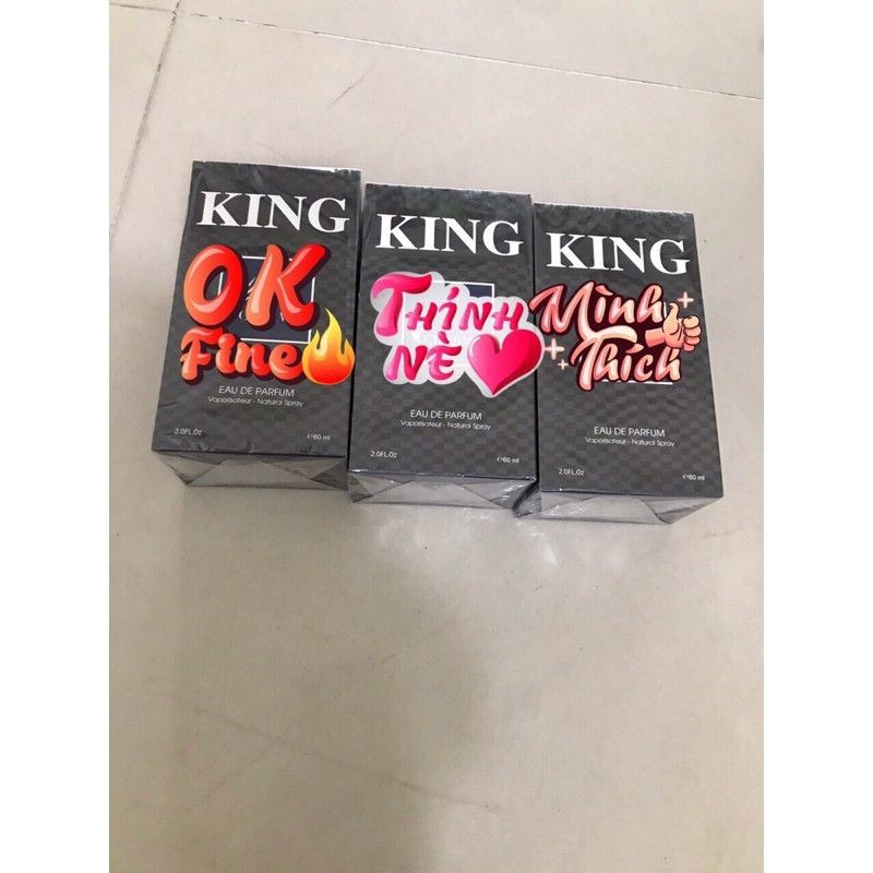 NƯỚC HOA KING 60ML DÀNH CHO NAM