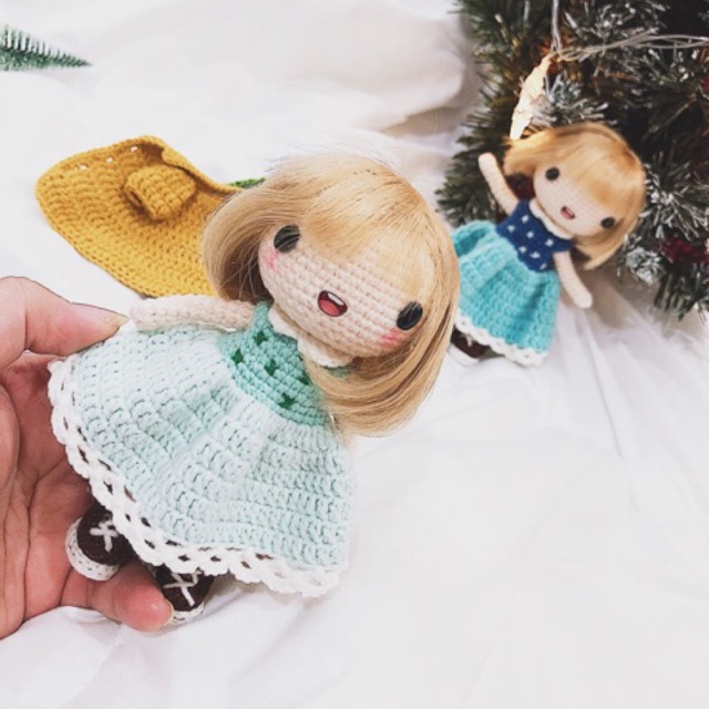 Set len làm búp bê