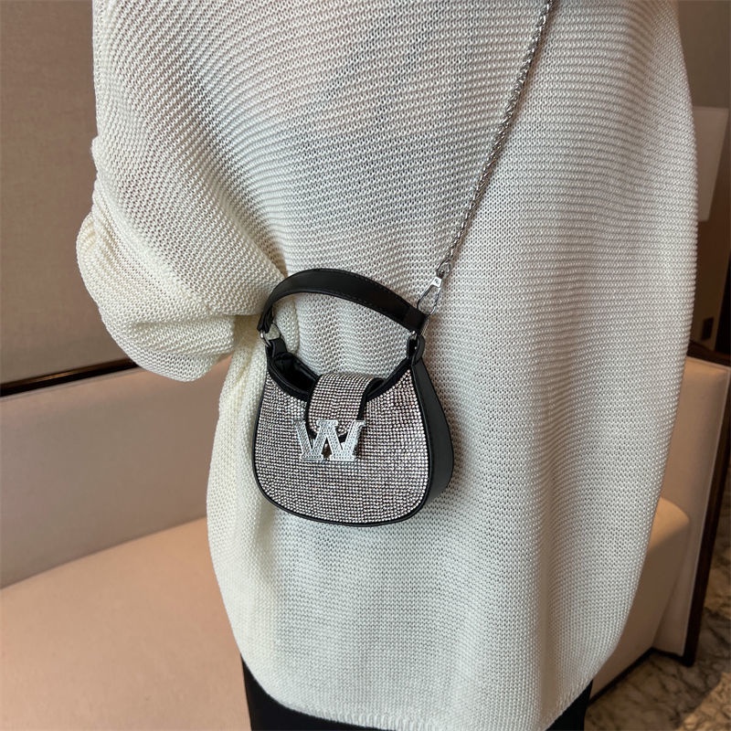 Túi Đeo Vai / Kẹp Nách Mini Đính Đá Thời Trang Mùa Hè Hàng Mới Cao Cấp Dành Cho Bạn Nữ