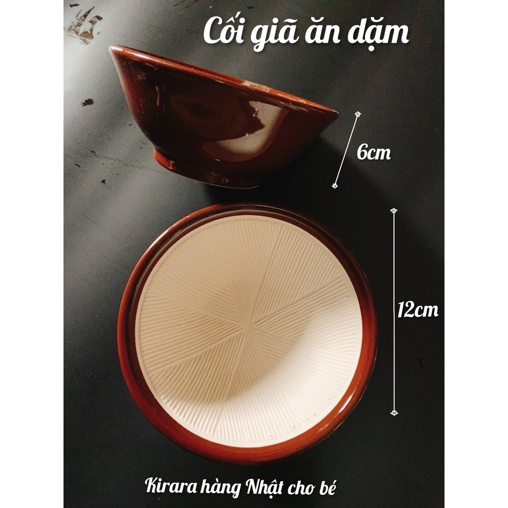 Cối giã ăn dặm ( bản lớn ) không kèm chày.