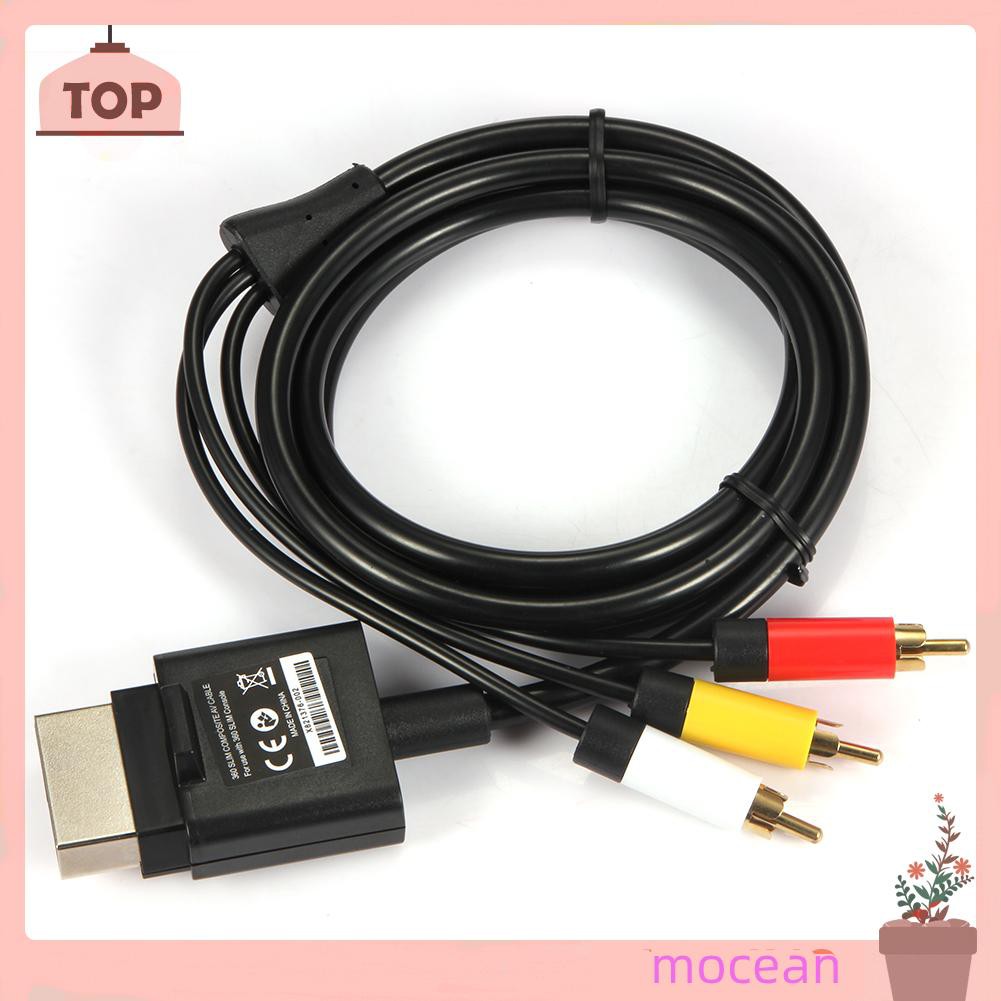 Cáp Âm Thanh Video Av Rca Cho Xbox 360 Slim 1.8m