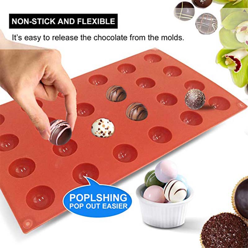 Khuôn ANAEAT có 24 lỗ bằng silicon làm bánh kẹo/Chocolate/Pudding/thạch/đá đa năng tiện dụng