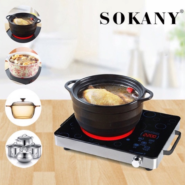 Bếp Nấu Hồng Ngoại Cao Cấp Không Kén Nồi Tiết Kiệm Điện SOKANY SK 3568