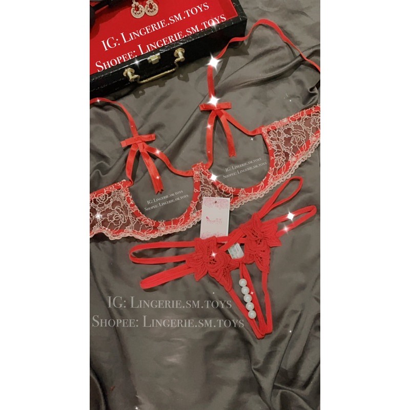 Bikini Gọng Ren Khoét Lộ Ngực Gợi Cảm Mlem