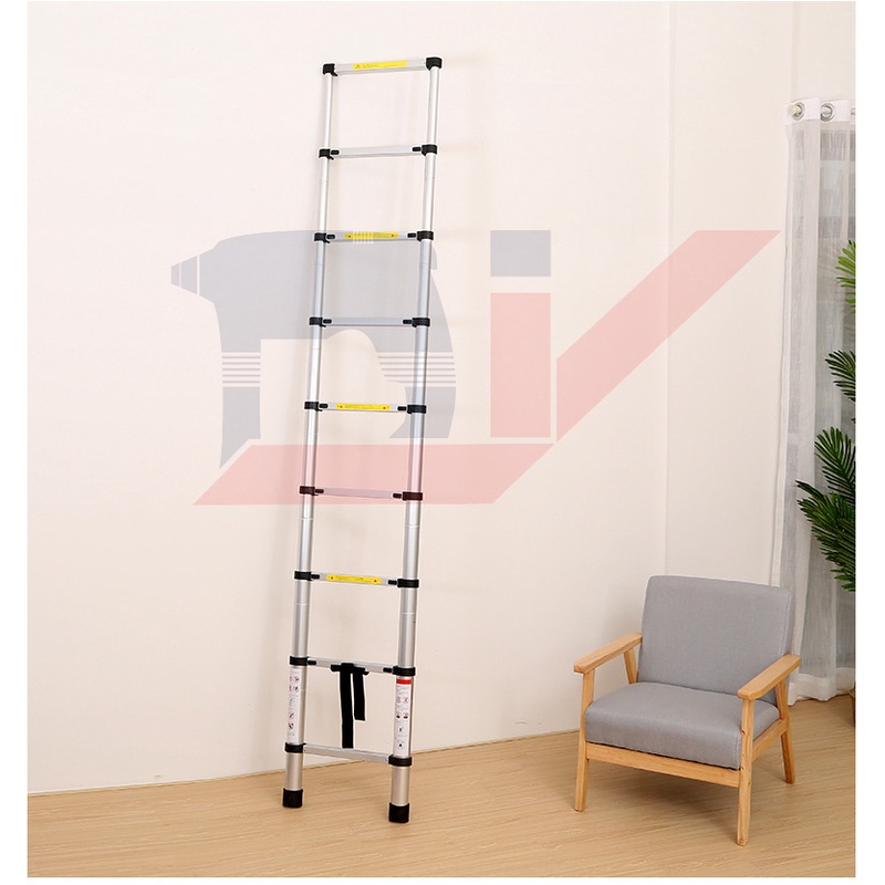 [HỎA TỐC 2H HCM] Thang nhôm rút đơn DIY TL-I-50 chiều cao sử dụng tối đa 5.0m, tải trọng 150kg