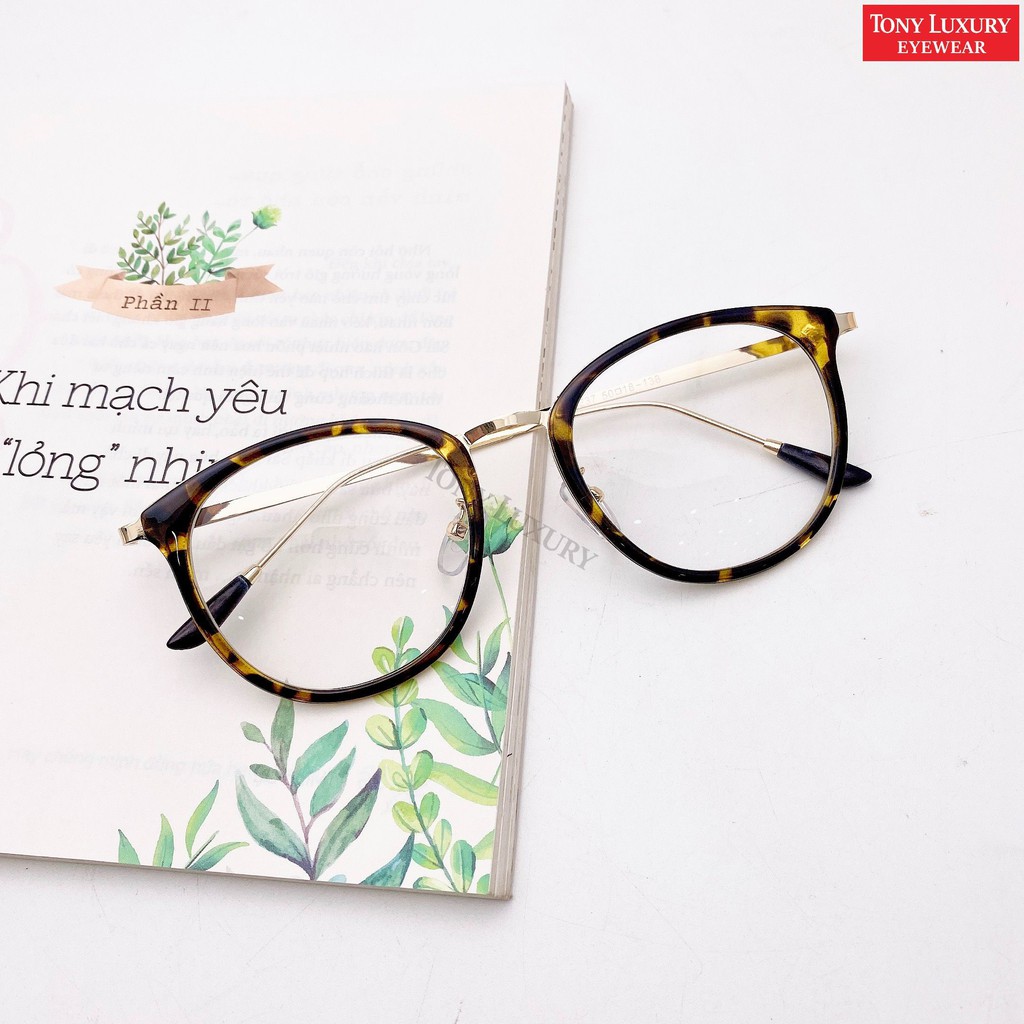 Gọng Kính Cận Nhựa Tròn To Tony Luxury Eyewear Q2-9237 - Nhận Cắt Tròng Cận Viễn Loạn | BigBuy360 - bigbuy360.vn